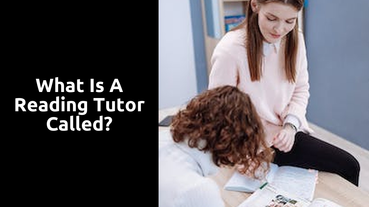 What is a reading tutor called?